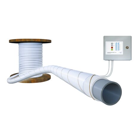 rendering del sitema ProtectaFlex Detect con sistema di rilevamento perdite Ecoleak