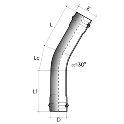 POWER-LOCK 30° F/F PN10 codo 