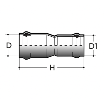 Manguito reducido F/F PN10
