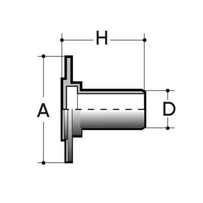 Adaptador de enchufe PN10 