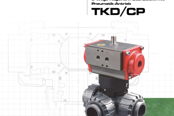 24-VÁLVULA DE BOLA 3 VÍAS MODELO TKD_CP DN10-50 ACTUADOR NEUMÁTICO