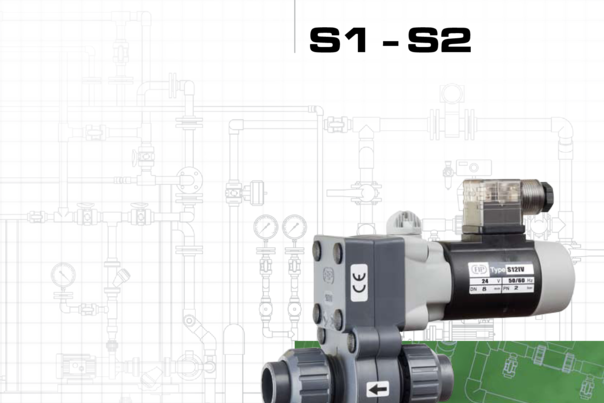 01-VÁLVULA DE SOLENOIDE MODELO S1-S2 PVC-U