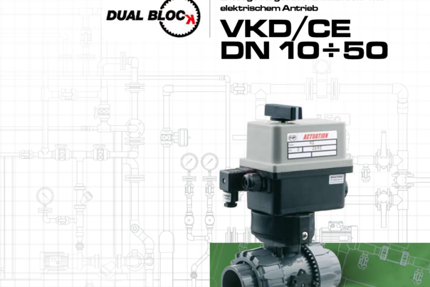 16-VÁLVULA DE BOLA 2 VÍAS MODELO VKD_CE DN10-50 ACTUADOR ELÉCTRICO