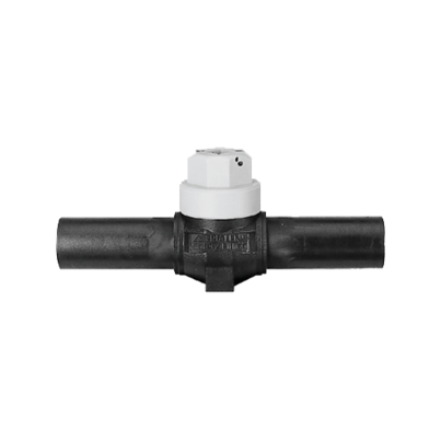 Válvulas de bola HDPE con sellado NBR; 1/4 de vuelta