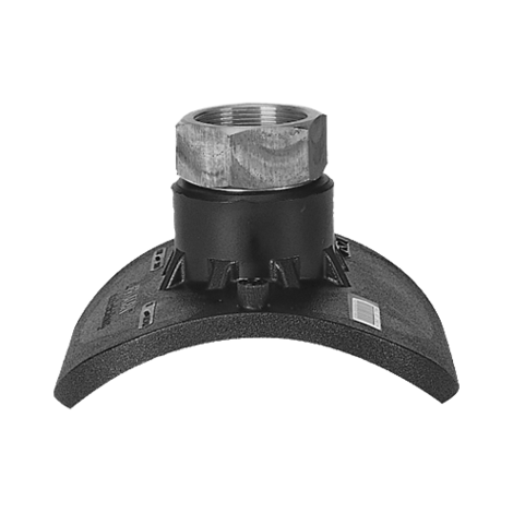 Toma en carga Top-Loading con válvula de corte y adaptador HDPE/bronce y rosca hembra
