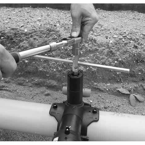 Carraca para llave de accionamiento para válvulas de toma de presión DAA RED SNAP