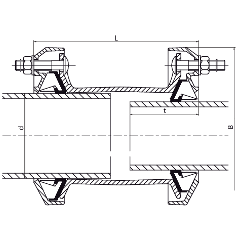 Acoplamiento FRIAGRIP (pieza en U)