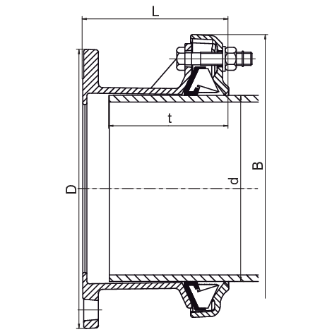 Adaptador de brida FRIAGRIP (pieza UE)