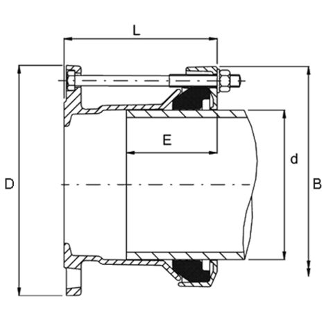 Adaptador de brida Ultra-Range (pieza UE)