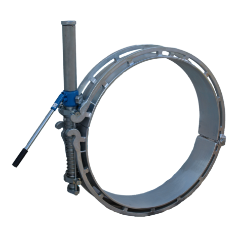 Abrazaderas de compresión hidráulica para tuberías d 280 - d 900 Abrazaderas de compresión hidráulica para tuberías d 280 - d 900