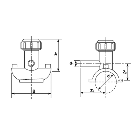 Válvula de toma de presión, SDR 11