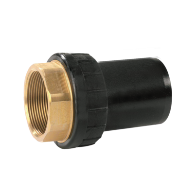 Adaptador universal HDPE/latón con rosca hembra