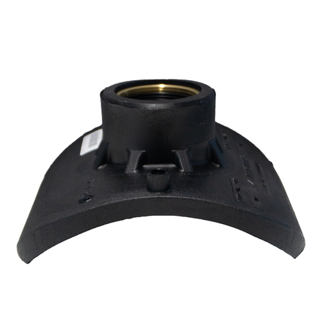 Soporte con rosca interior Top Loading para transición PE-HD/metal