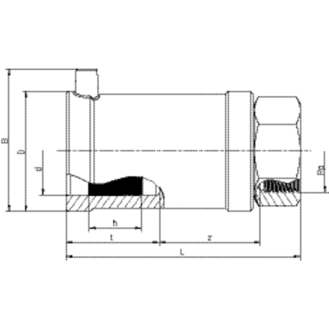 Transiciones HDPE/acero con rosca hembra