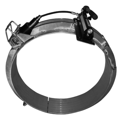 Abrazaderas de compresión hidráulica para tuberías d 280 - d 900 Abrazaderas de compresión hidráulica para tuberías d 280 - d 900