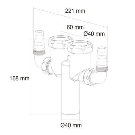 Colector central ahorro espacio