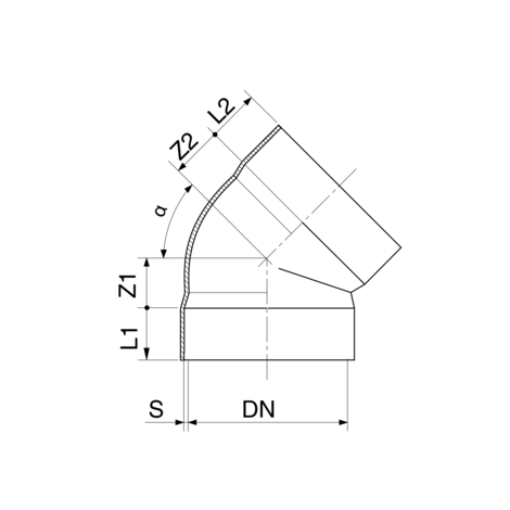 Codo 87° 30' hembra/hembra