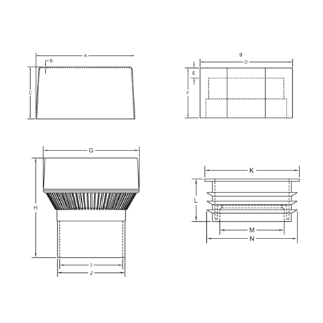 Válvula de admisión de aire para ventilación de redes de evacuación.