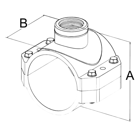 Collarín reforzado (2 tornillos)