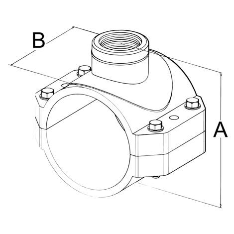 Collarín reforzado (4 tornillos)