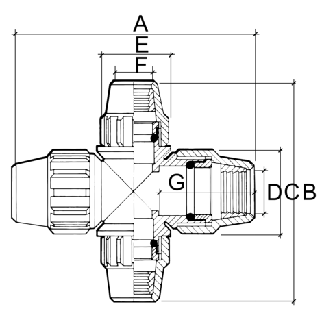 Derivación cruz reducida