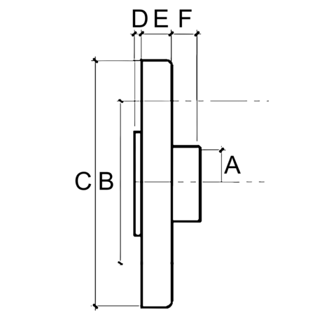 Enlace brida encolar