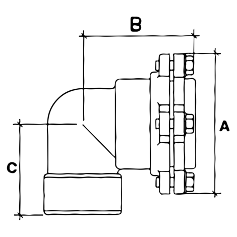 Codo 90° rosca hembra