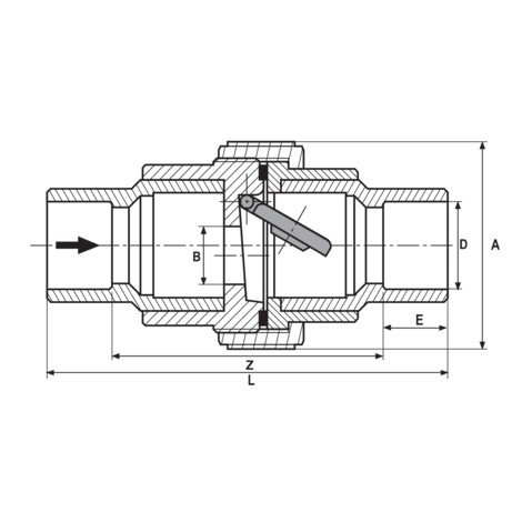 HCB3P - Válvula anti-retorno de clapeta CPVC