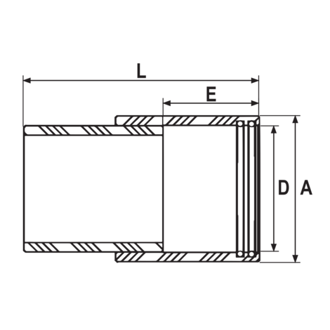 Manguito dilatación HTA-E