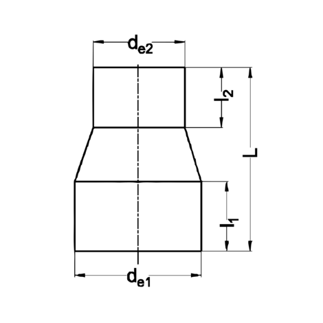 Reducción cónica m-m