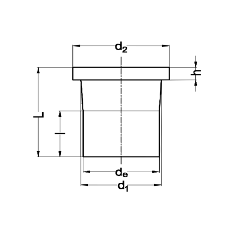Portabrida larga. Termofusión a tope y por electrofusión