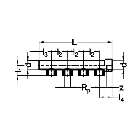 Colector distribuidor salidas rosca hembra