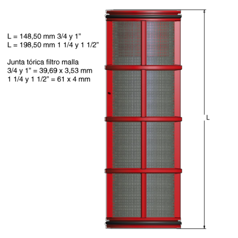 Repuesto cartucho anilla