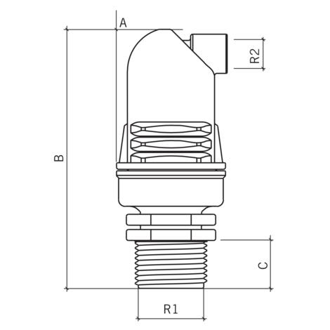 Ventosa doble efecto PATROL 3/4“ - 1“