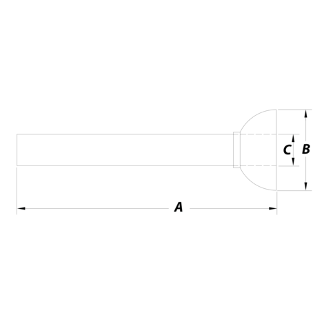 Acoplamiento pared latón cromado