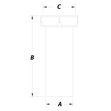 Racor con valona y tuerca loca