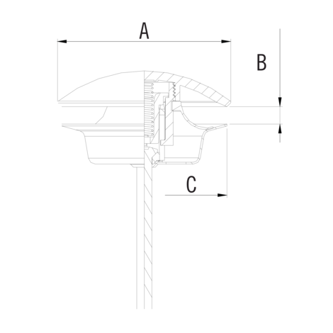 Conjunto embellecedor click-clack