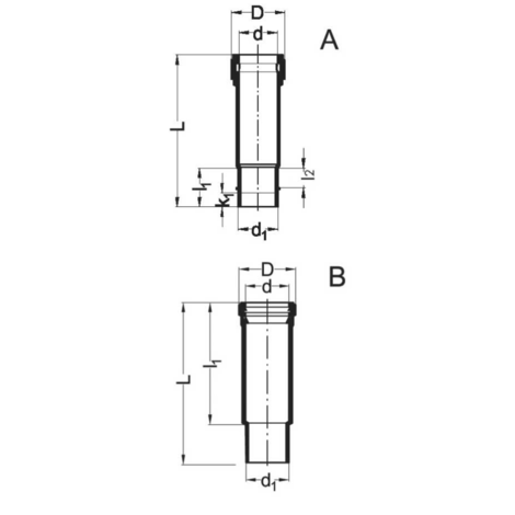 Manguito compensador de dilataciones con tapa protectora