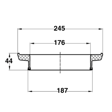 Aro elevador 40 mm para sistemas de emergencia