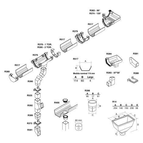 Injerto multiposicional Serie Omega