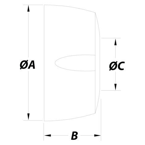 Plafón embellecedor cilíndrico