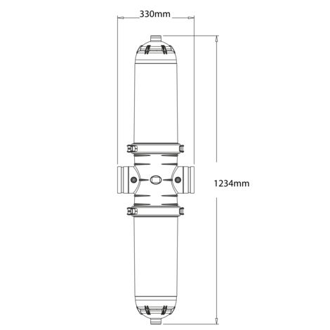 Filtro 130 micras automático doble cuerpo-ANILLAS