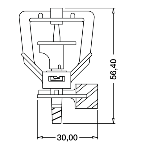 Microaspersor con regulación de caudal