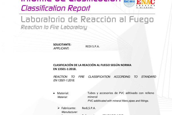 Euroclass fire PHONOBLACK