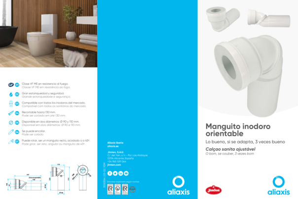 Folleto Manguito inodoro dual