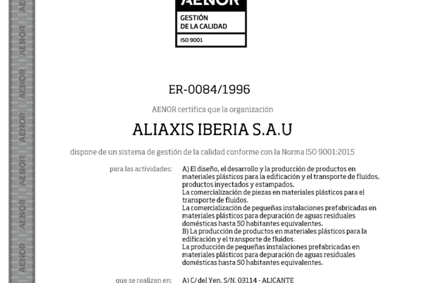 Certificado Desagües - POLONIA - ATEST HIGIENICZNY