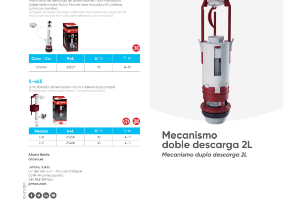 Folleto Mecanismo Universal 3g
