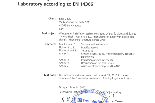 CERT FRAUNHOFER PHONOBLACK 2017