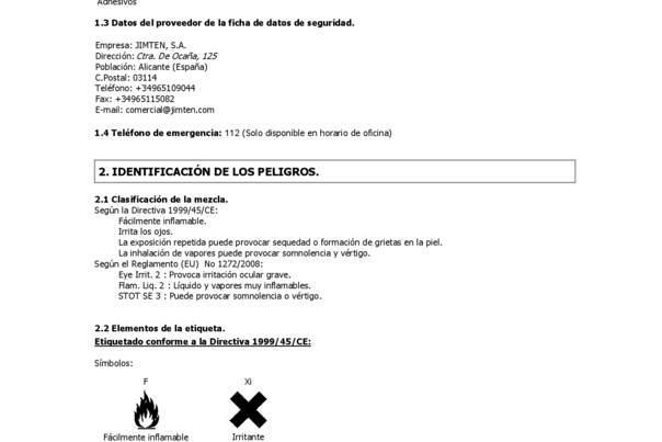 Hoja de seguridad Limpiador PVC Sistema HTA