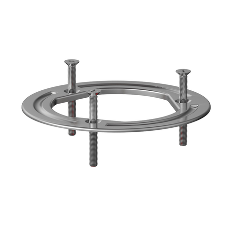 Brida metálica con tornillos